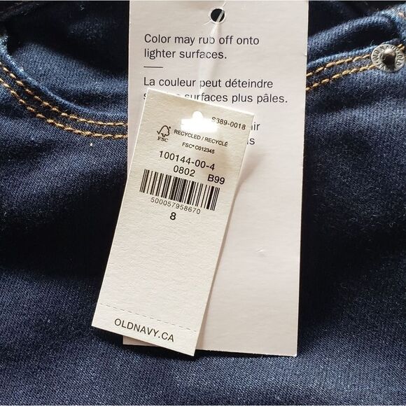 Nwt Pop icon nwt jeans old navy blue  skinny - Picture 5 of 12